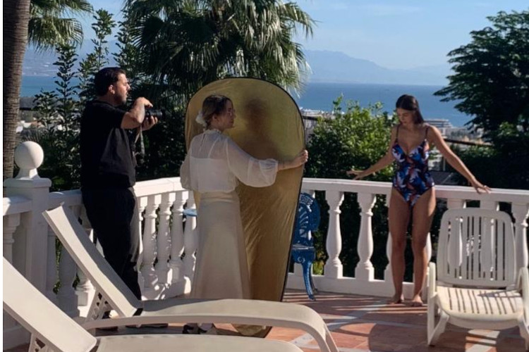 Photoshoot for Lingerie at Villa Panorama